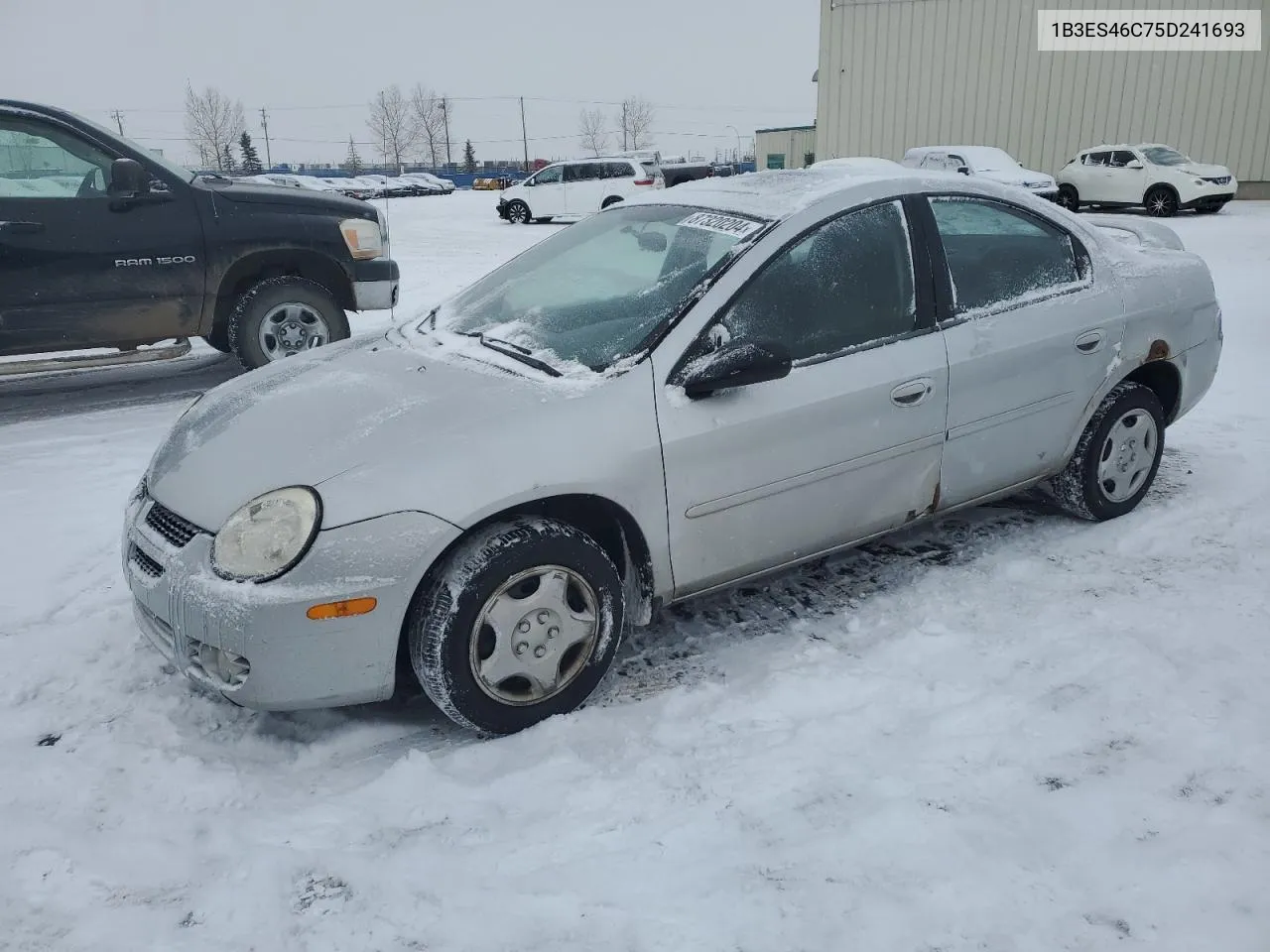 2005 Dodge Neon Sx 2.0 VIN: 1B3ES46C75D241693 Lot: 87320204