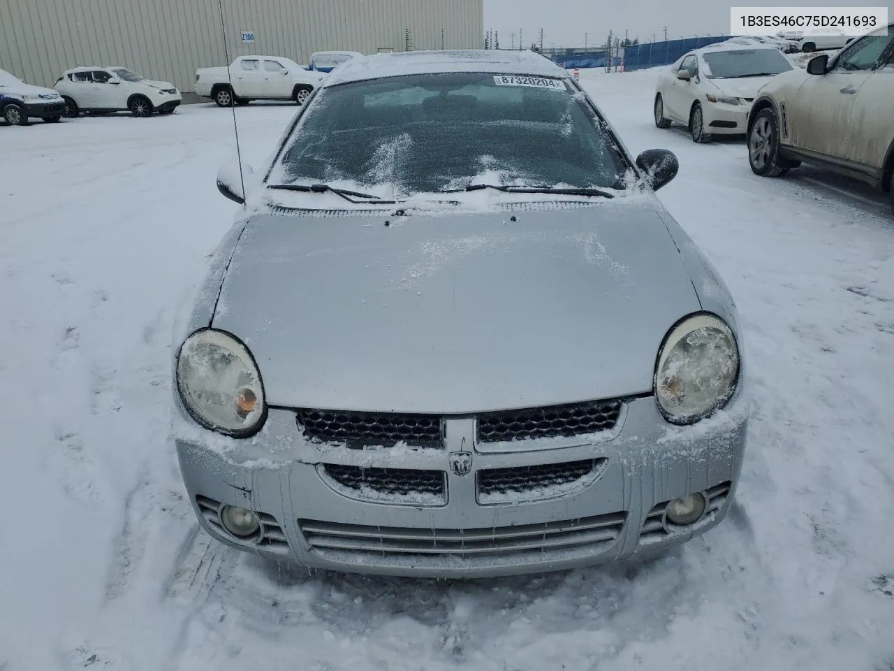 2005 Dodge Neon Sx 2.0 VIN: 1B3ES46C75D241693 Lot: 87320204