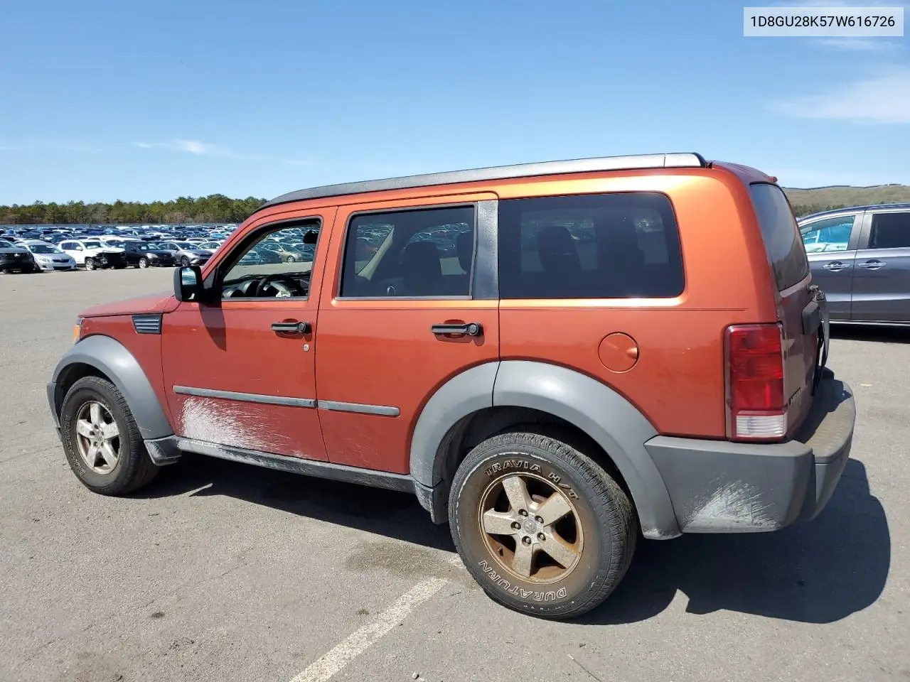 2007 Dodge Nitro Sxt VIN: 1D8GU28K57W616726 Lot: 50481125