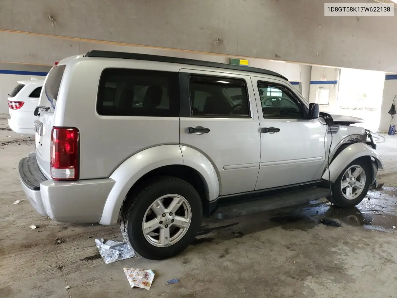 2007 Dodge Nitro Slt VIN: 1D8GT58K17W622138 Lot: 54986605