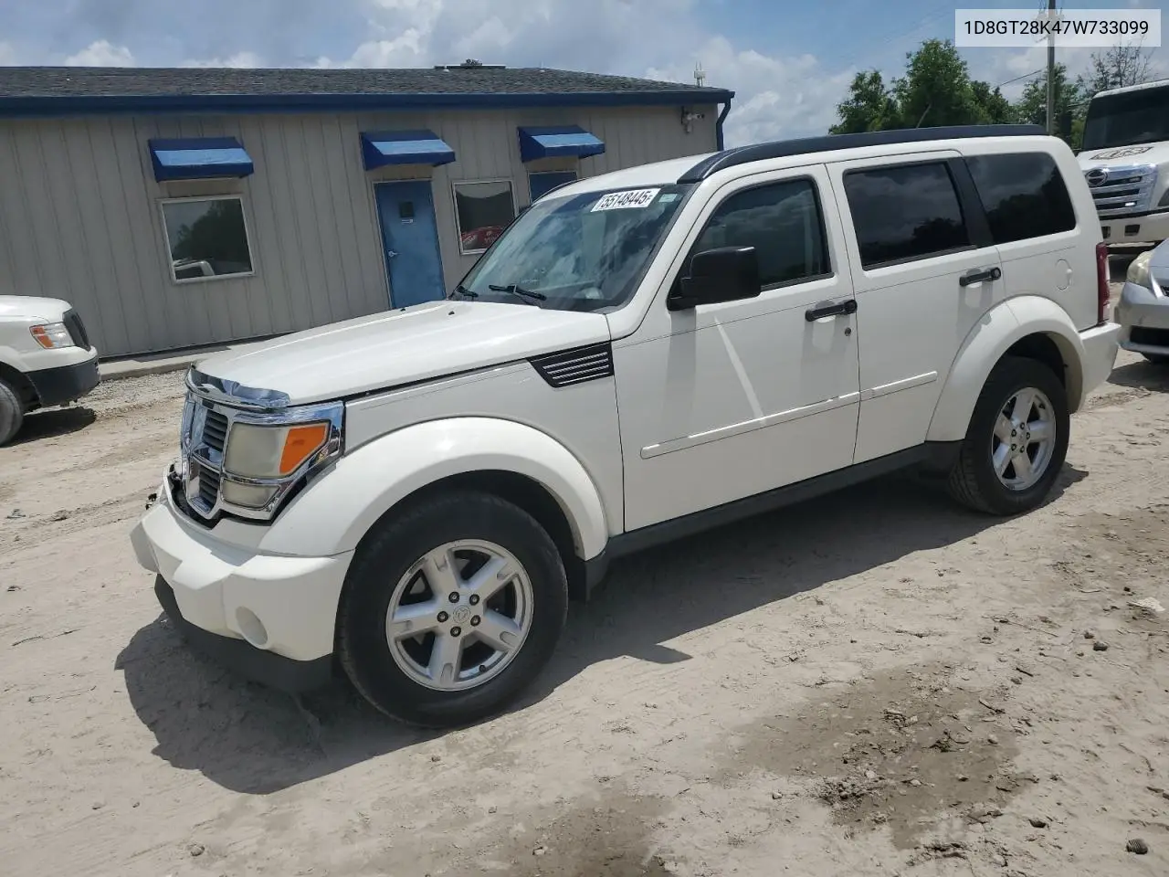 2007 Dodge Nitro Sxt VIN: 1D8GT28K47W733099 Lot: 55148445