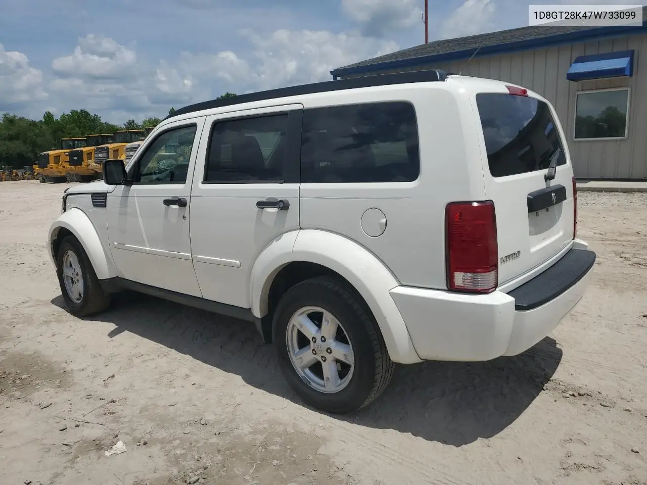 2007 Dodge Nitro Sxt VIN: 1D8GT28K47W733099 Lot: 55148445