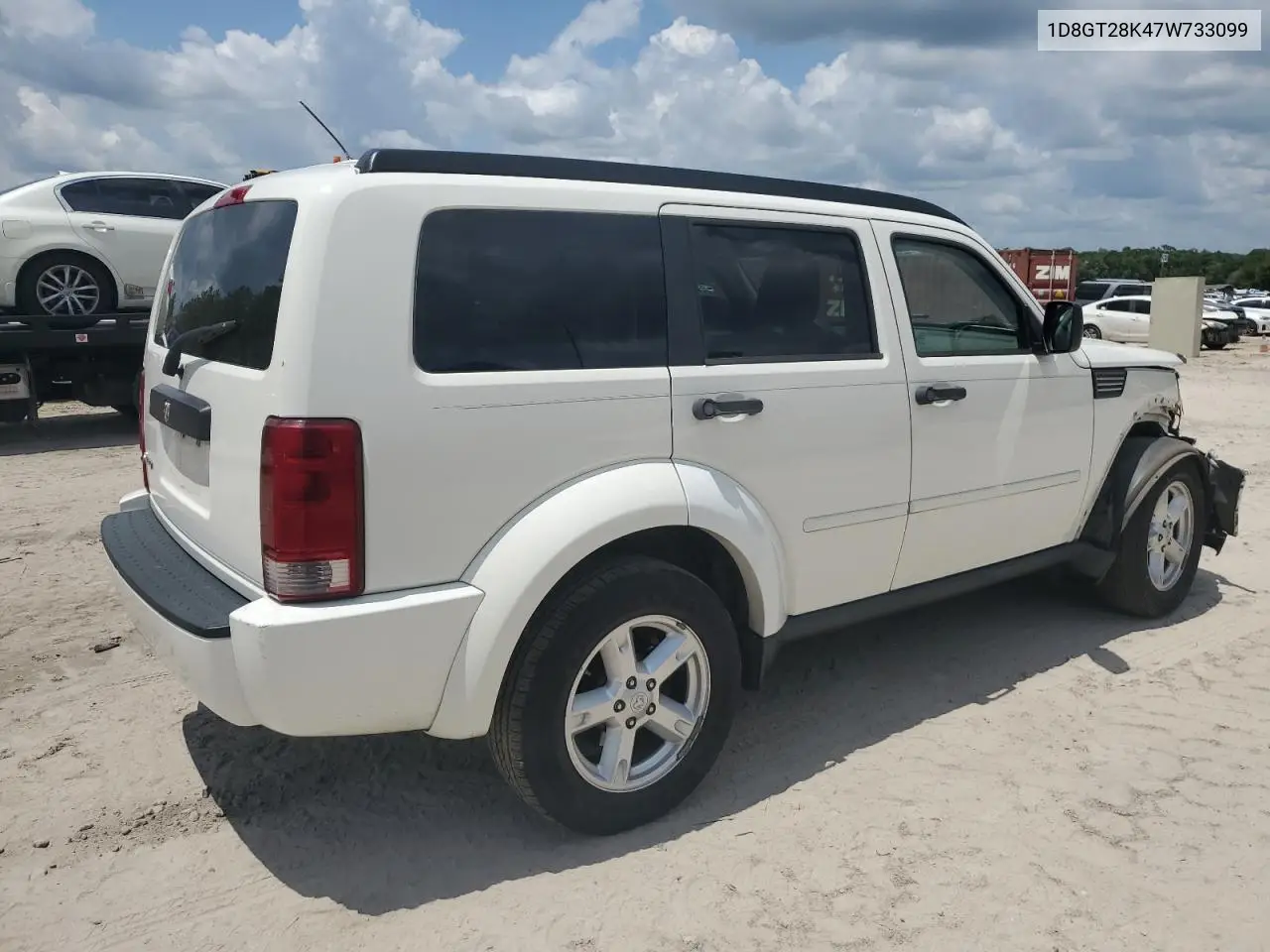 2007 Dodge Nitro Sxt VIN: 1D8GT28K47W733099 Lot: 55148445