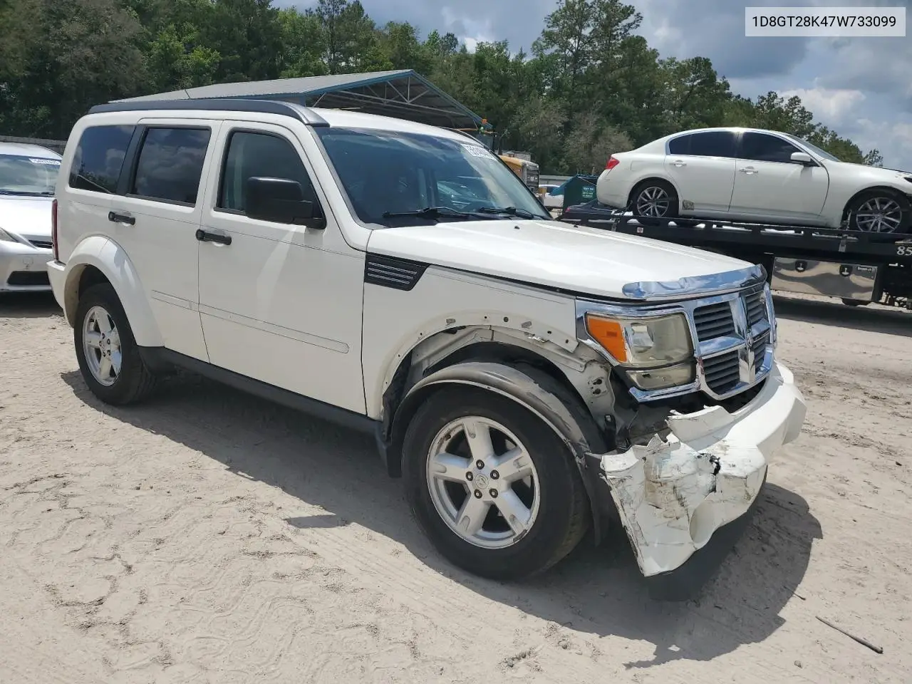 2007 Dodge Nitro Sxt VIN: 1D8GT28K47W733099 Lot: 55148445