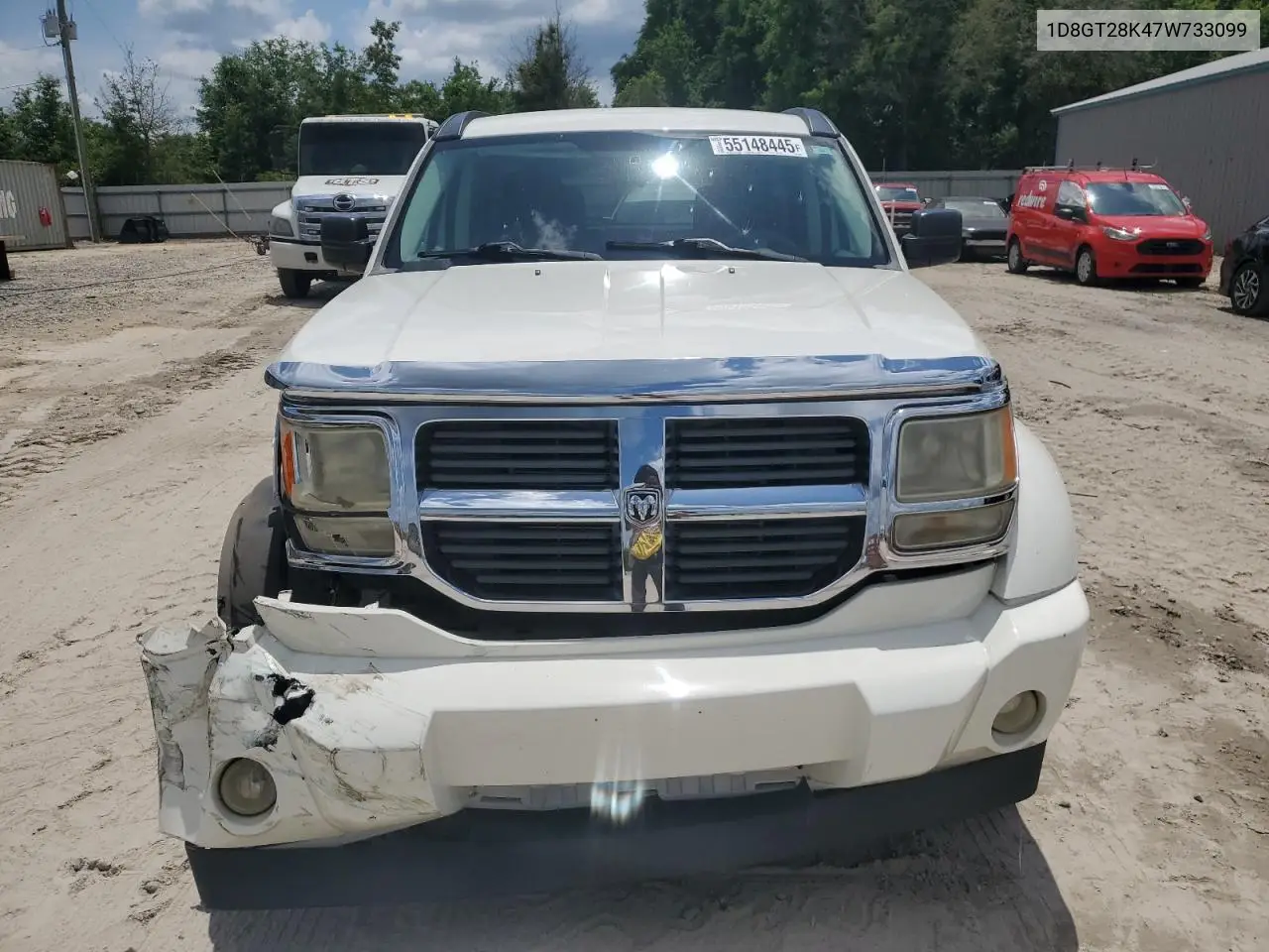 2007 Dodge Nitro Sxt VIN: 1D8GT28K47W733099 Lot: 55148445