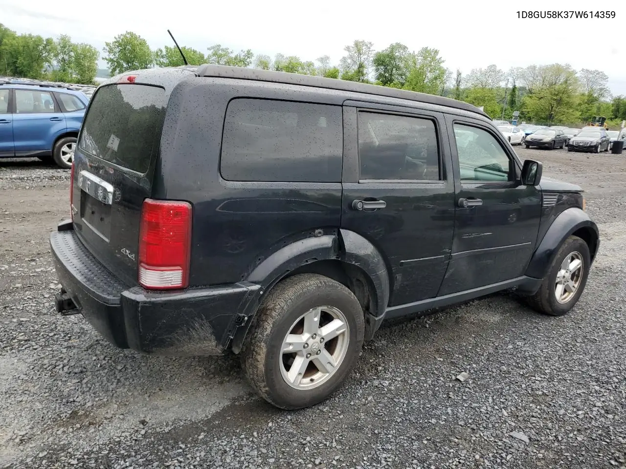 2007 Dodge Nitro Slt VIN: 1D8GU58K37W614359 Lot: 55561125