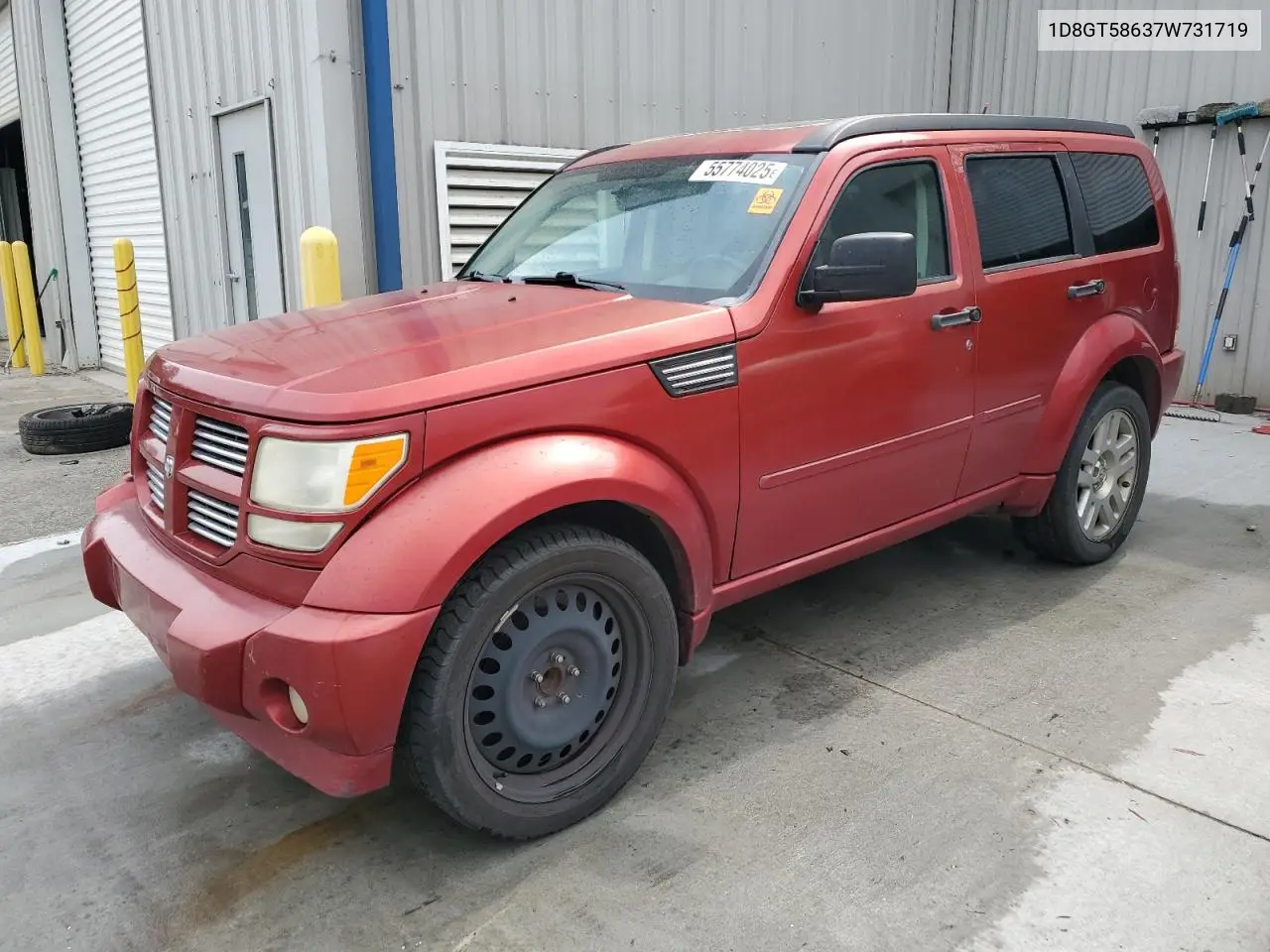 2007 Dodge Nitro R/T VIN: 1D8GT58637W731719 Lot: 55774025