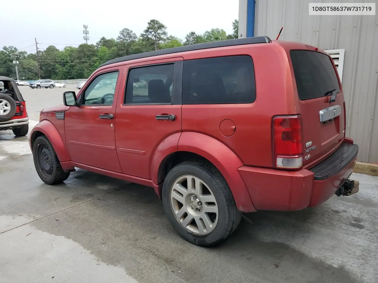 2007 Dodge Nitro R/T VIN: 1D8GT58637W731719 Lot: 55774025