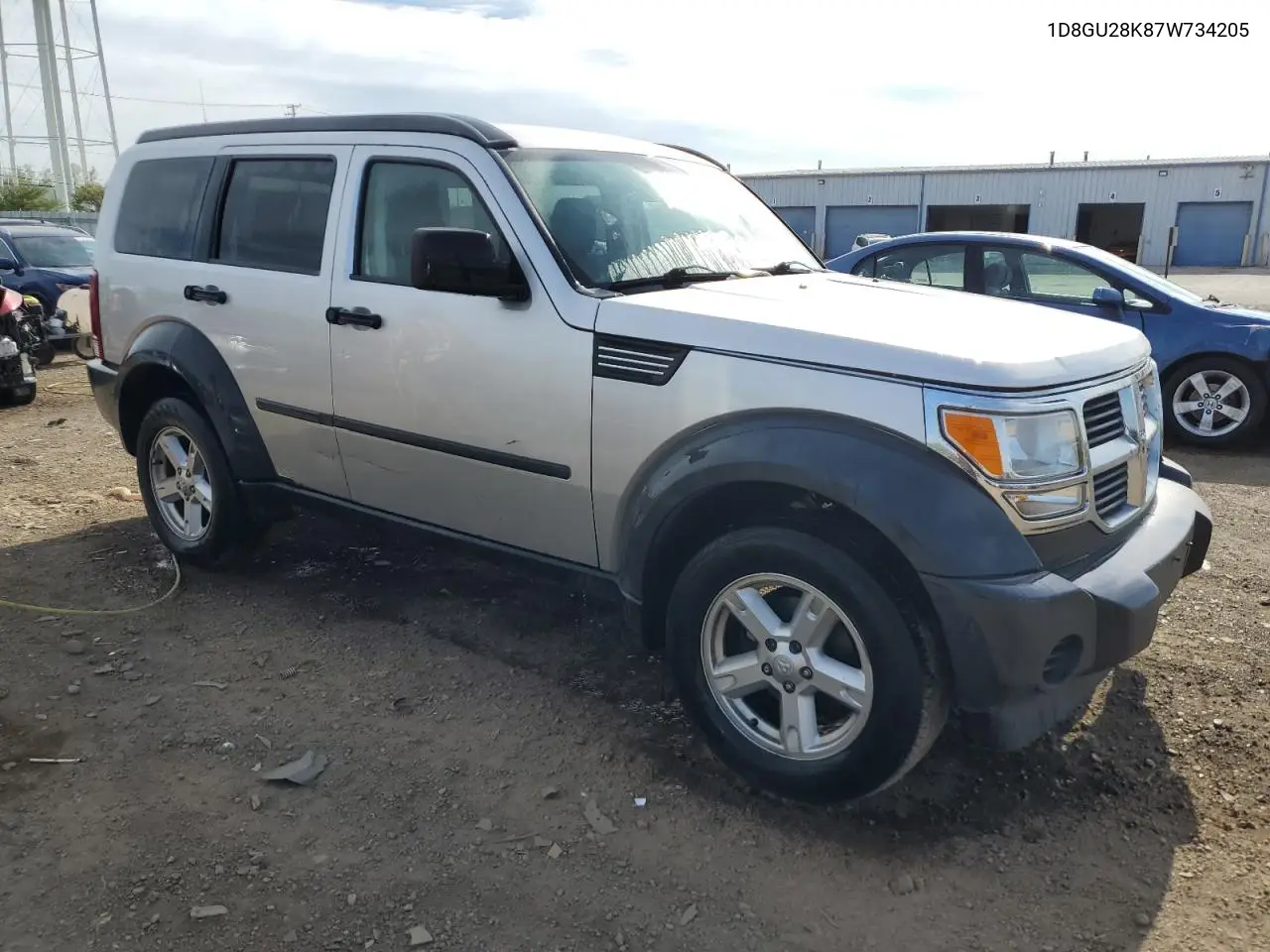 2007 Dodge Nitro Sxt VIN: 1D8GU28K87W734205 Lot: 55851035