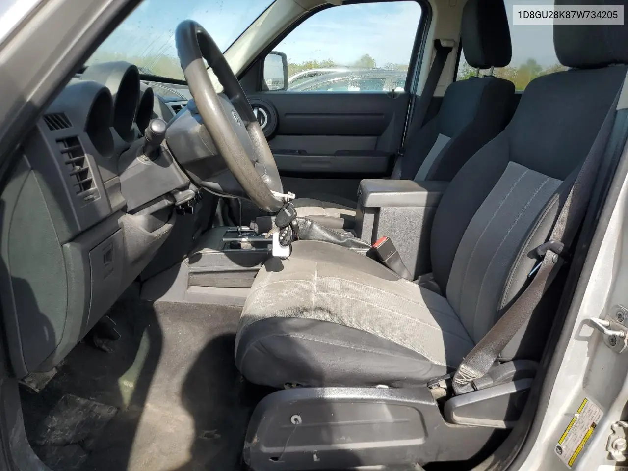 2007 Dodge Nitro Sxt VIN: 1D8GU28K87W734205 Lot: 55851035