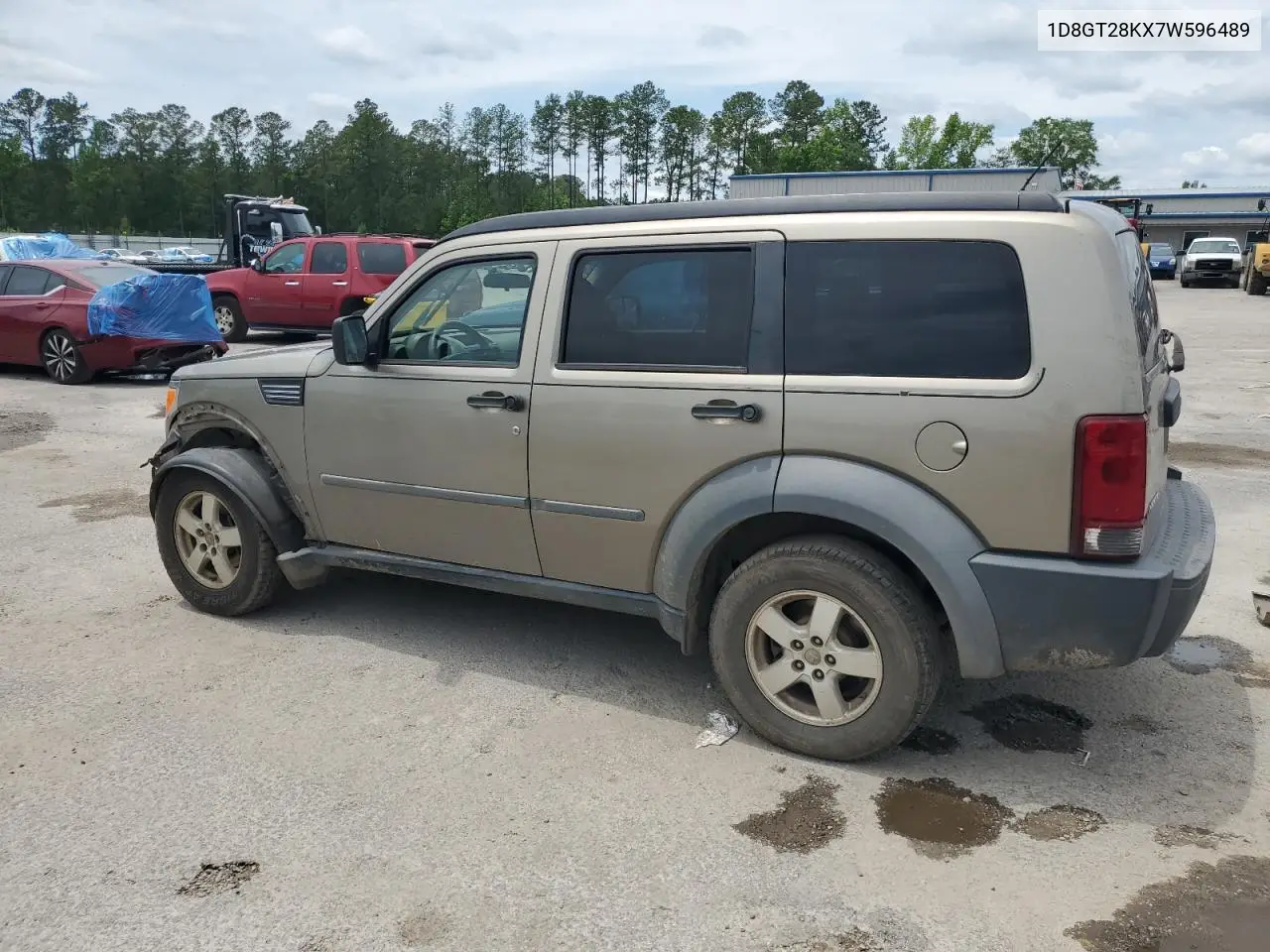 2007 Dodge Nitro Sxt VIN: 1D8GT28KX7W596489 Lot: 56151355