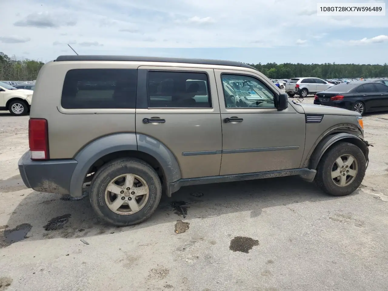 2007 Dodge Nitro Sxt VIN: 1D8GT28KX7W596489 Lot: 56151355