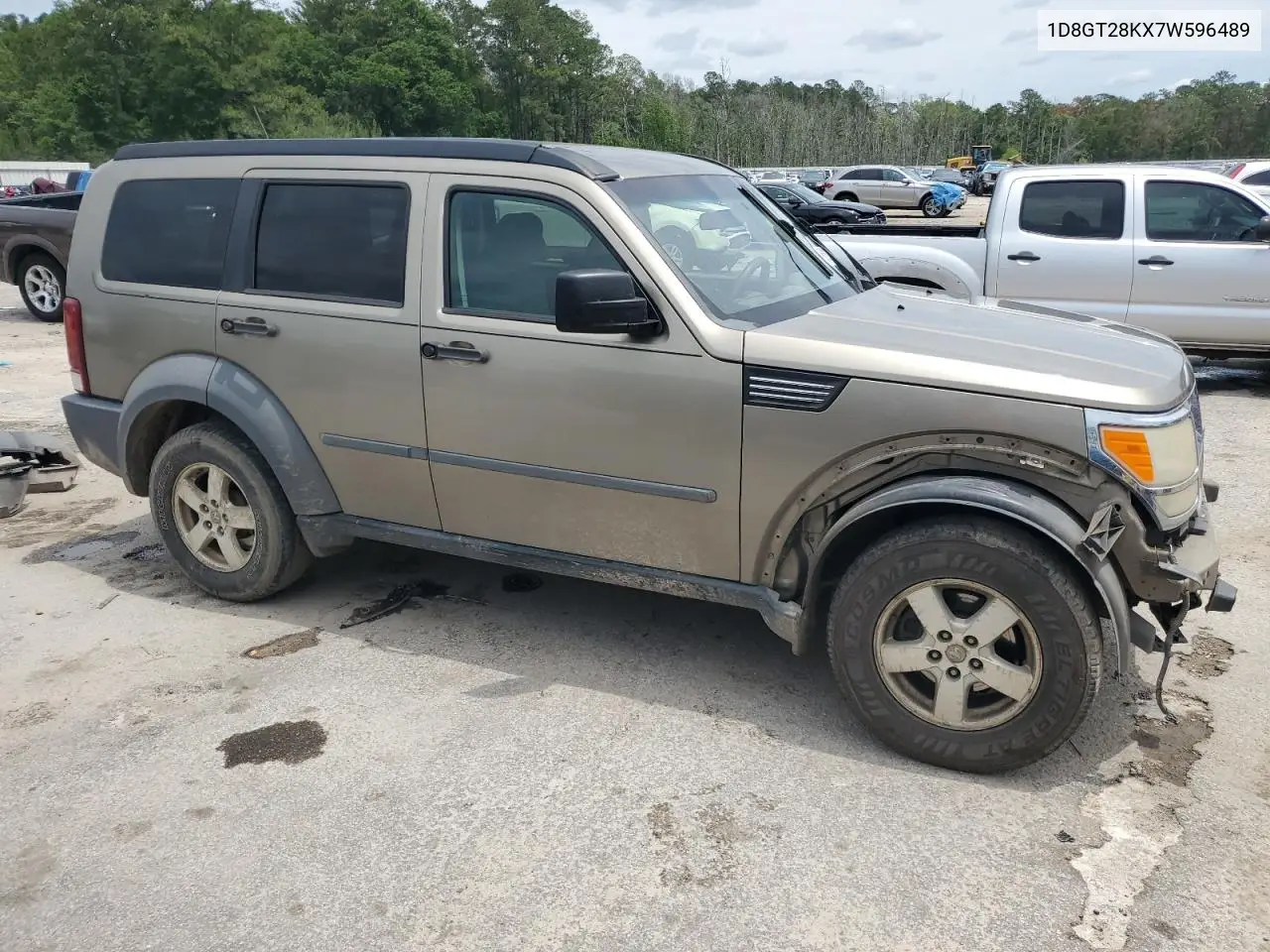 2007 Dodge Nitro Sxt VIN: 1D8GT28KX7W596489 Lot: 56151355