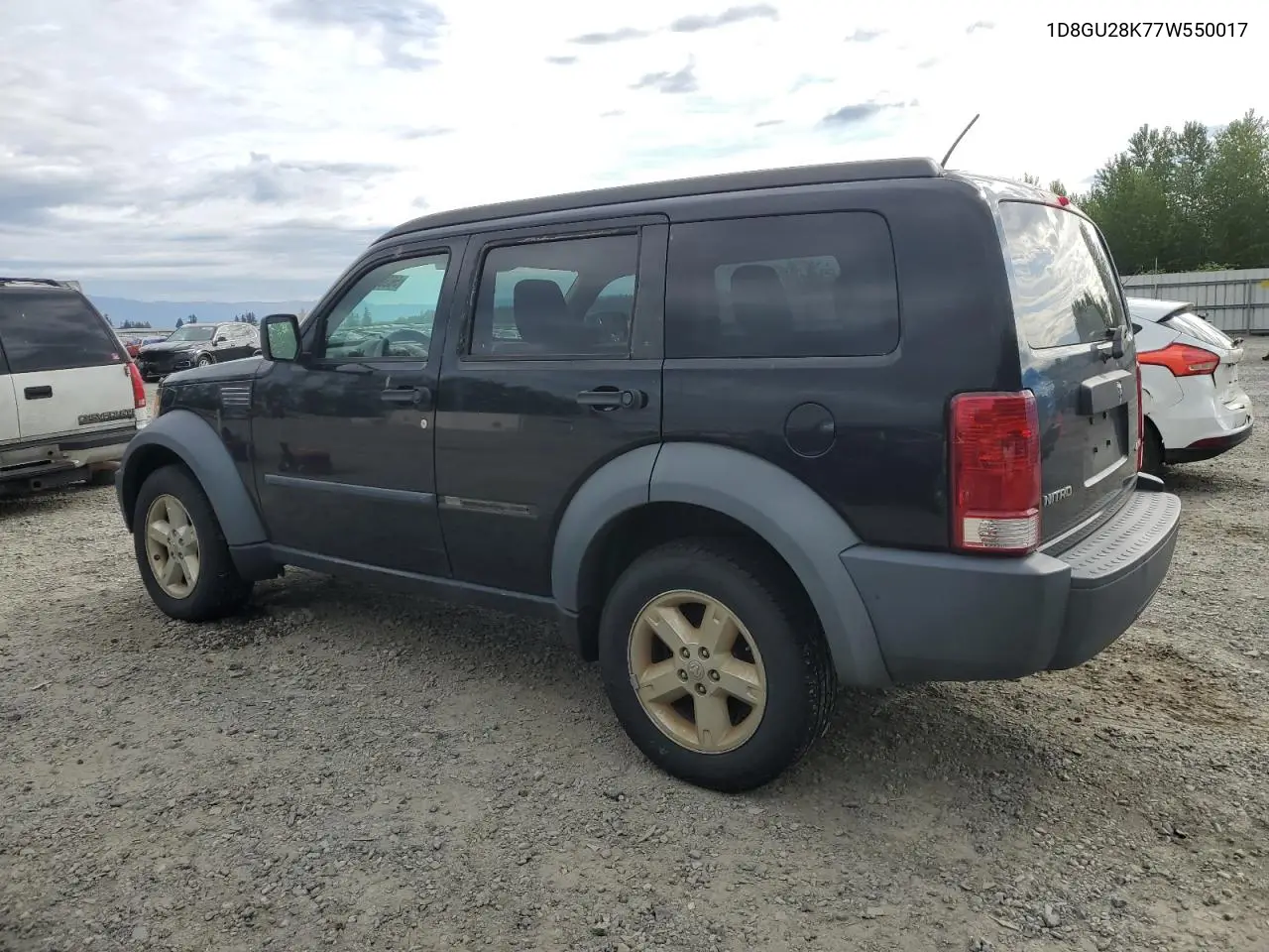 2007 Dodge Nitro Sxt VIN: 1D8GU28K77W550017 Lot: 56302935