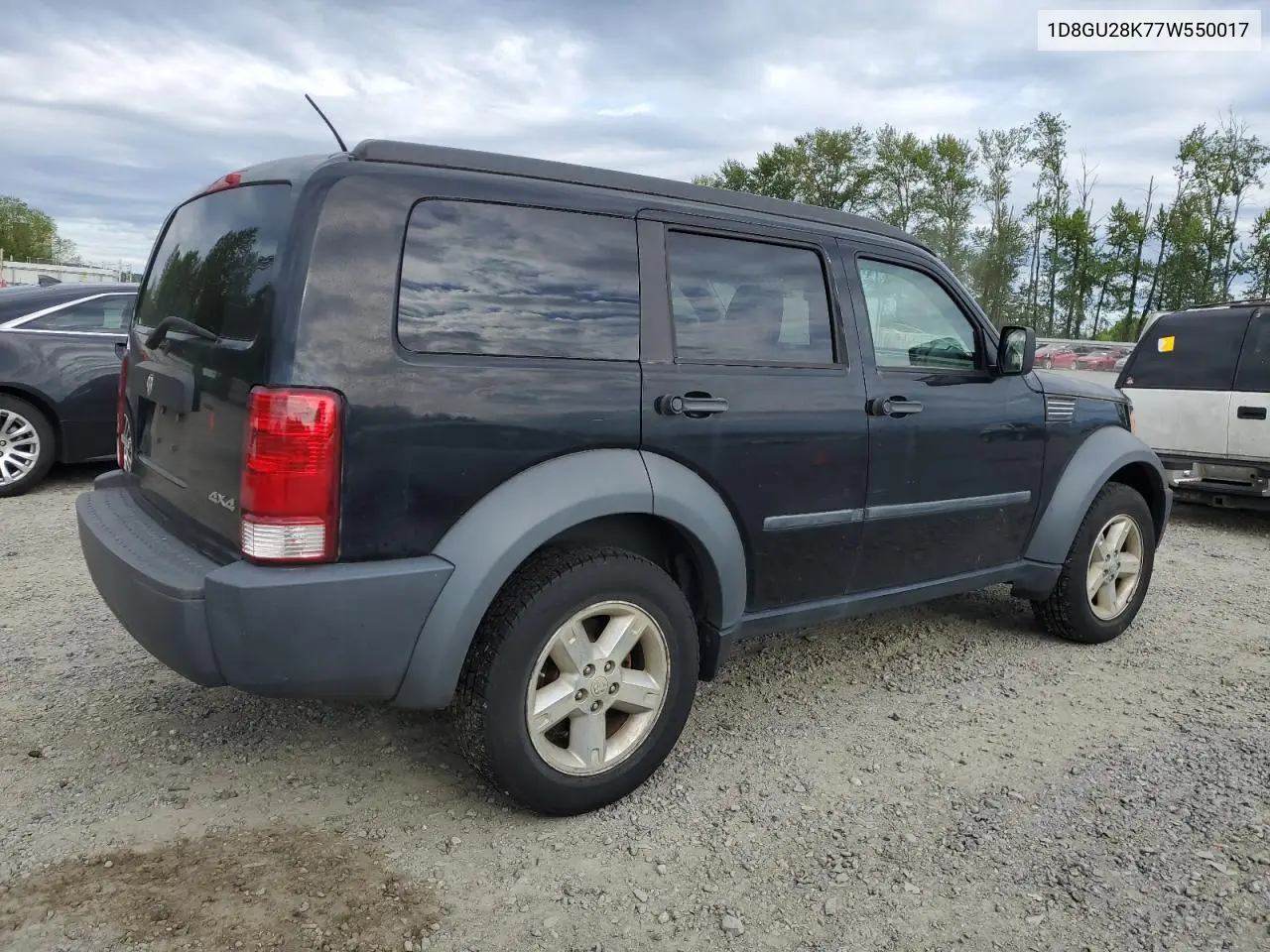2007 Dodge Nitro Sxt VIN: 1D8GU28K77W550017 Lot: 56302935