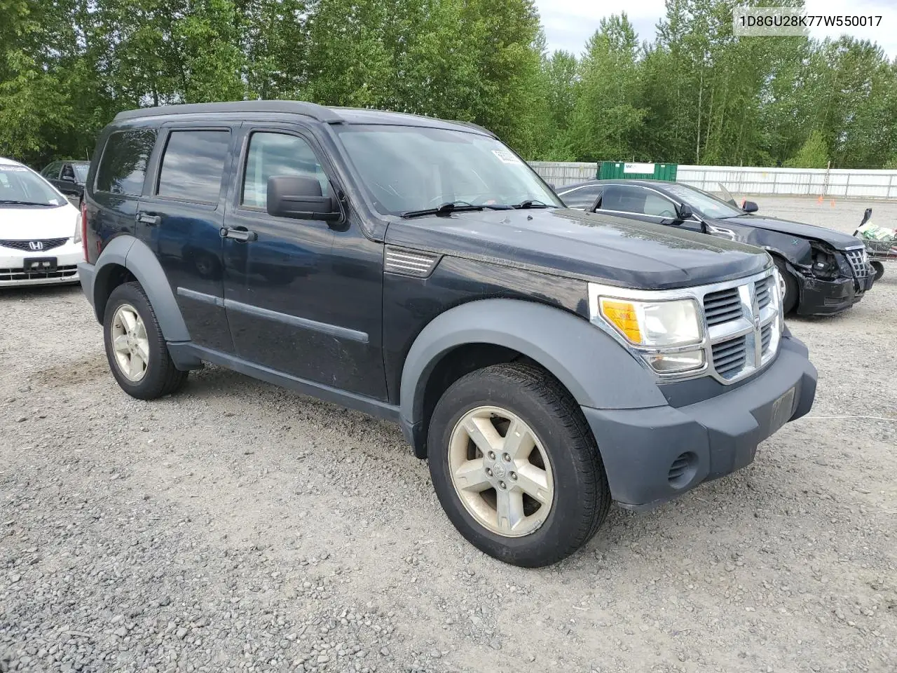 2007 Dodge Nitro Sxt VIN: 1D8GU28K77W550017 Lot: 56302935
