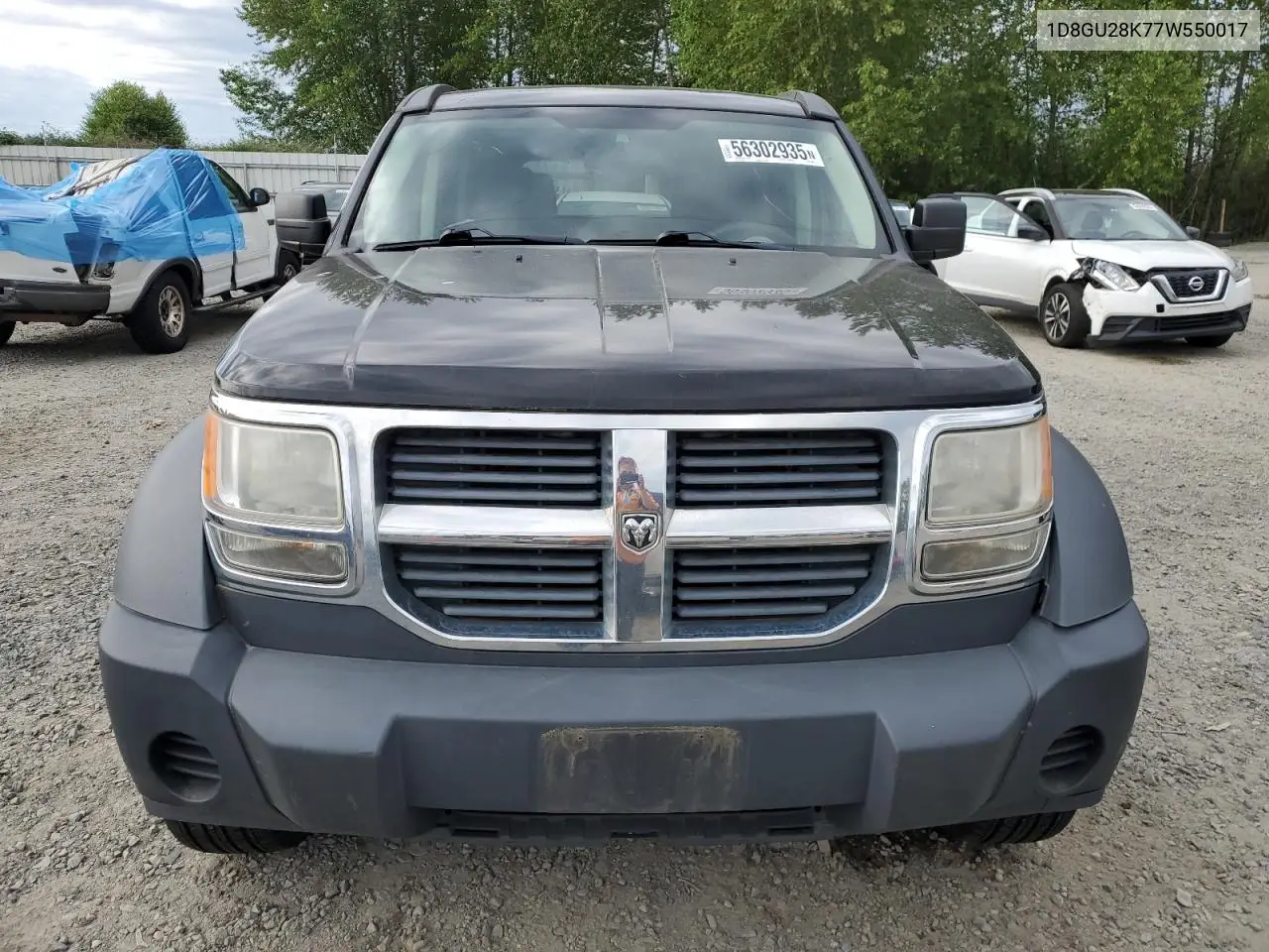 2007 Dodge Nitro Sxt VIN: 1D8GU28K77W550017 Lot: 56302935