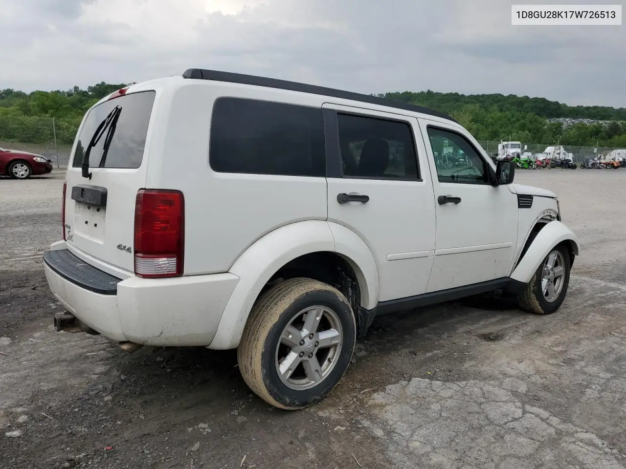 2007 Dodge Nitro Sxt VIN: 1D8GU28K17W726513 Lot: 57329395