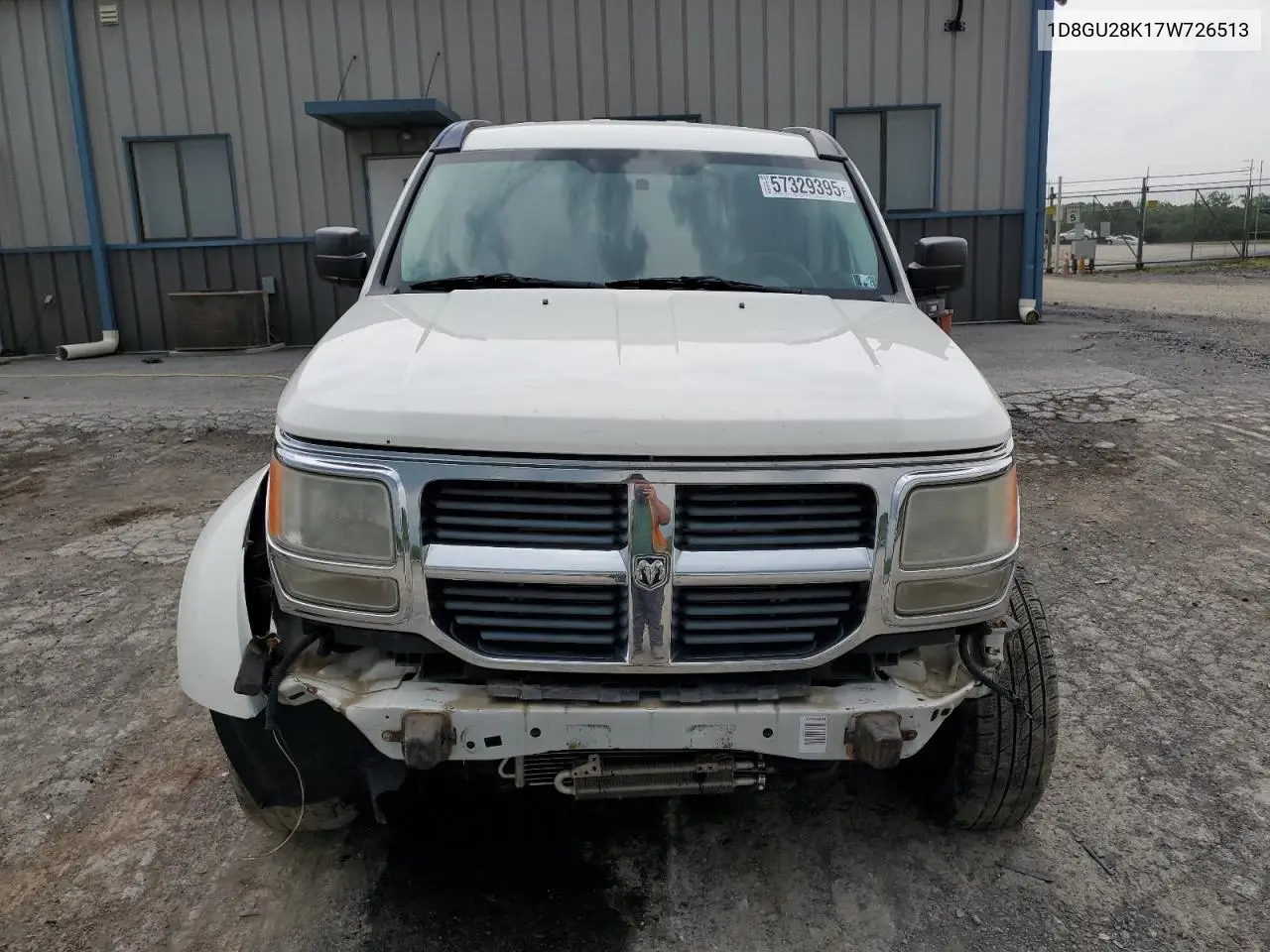 2007 Dodge Nitro Sxt VIN: 1D8GU28K17W726513 Lot: 57329395