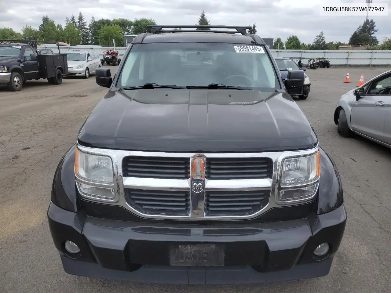2007 Dodge Nitro Slt VIN: 1D8GU58K57W677947 Lot: 59981445