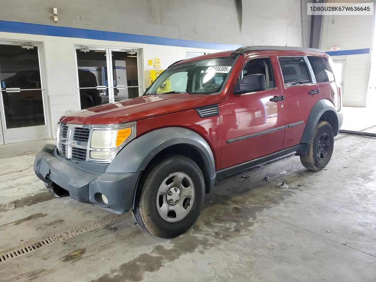 2007 Dodge Nitro Sxt VIN: 1D8GU28K67W636645 Lot: 60448305