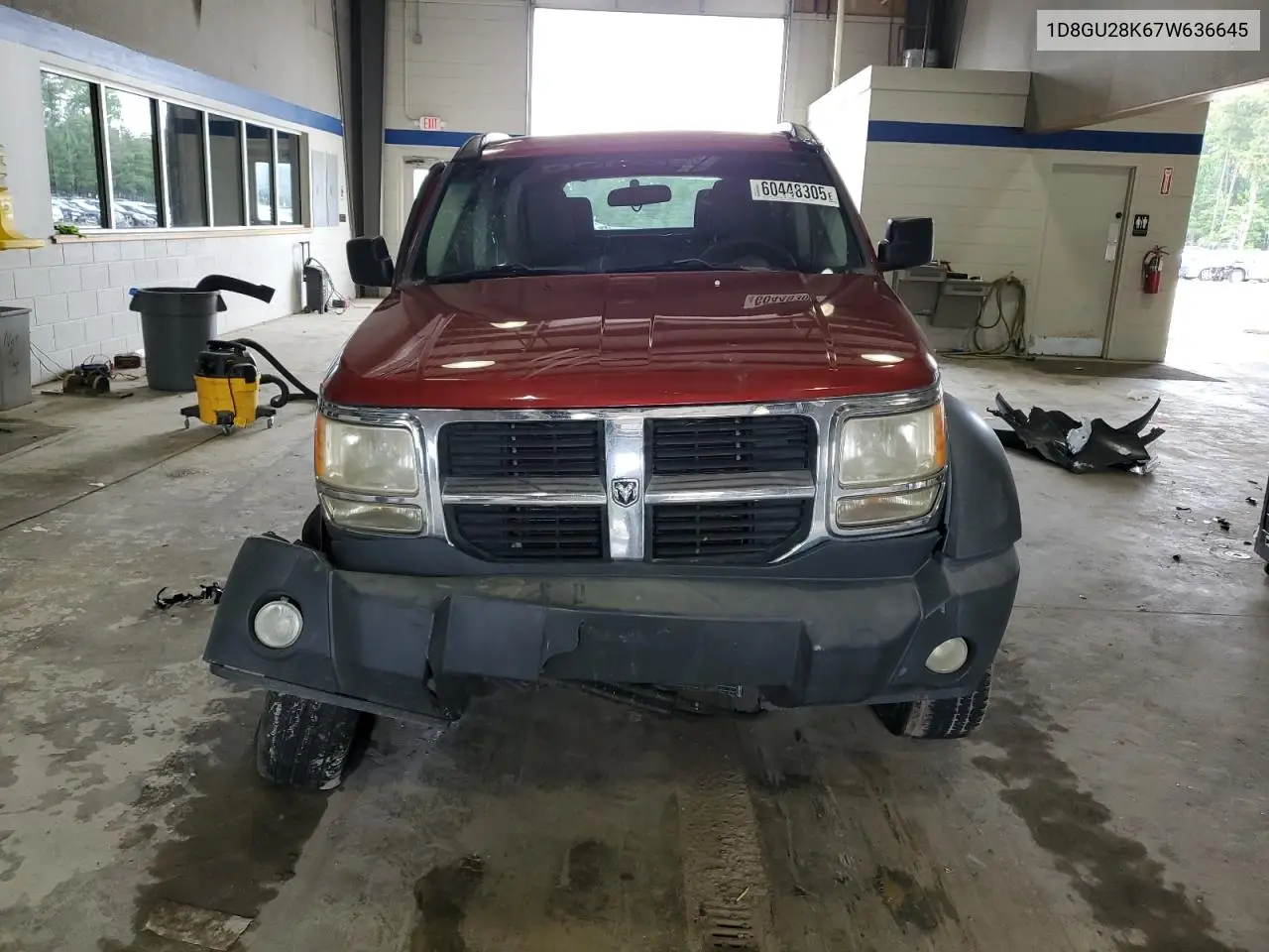 2007 Dodge Nitro Sxt VIN: 1D8GU28K67W636645 Lot: 60448305