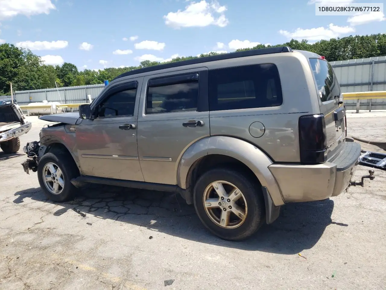 2007 Dodge Nitro Sxt VIN: 1D8GU28K37W677122 Lot: 61412135