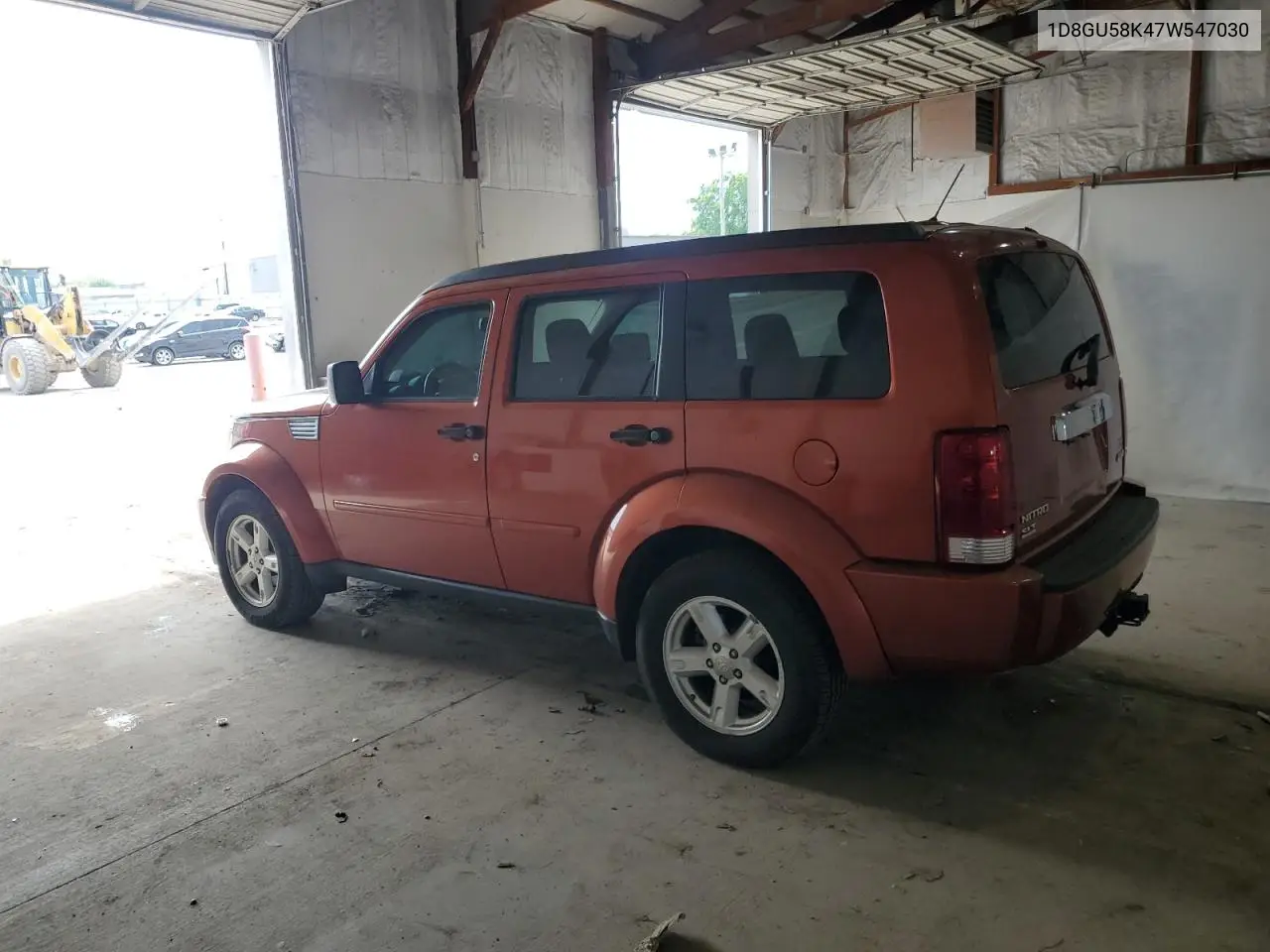 2007 Dodge Nitro Slt VIN: 1D8GU58K47W547030 Lot: 61562225