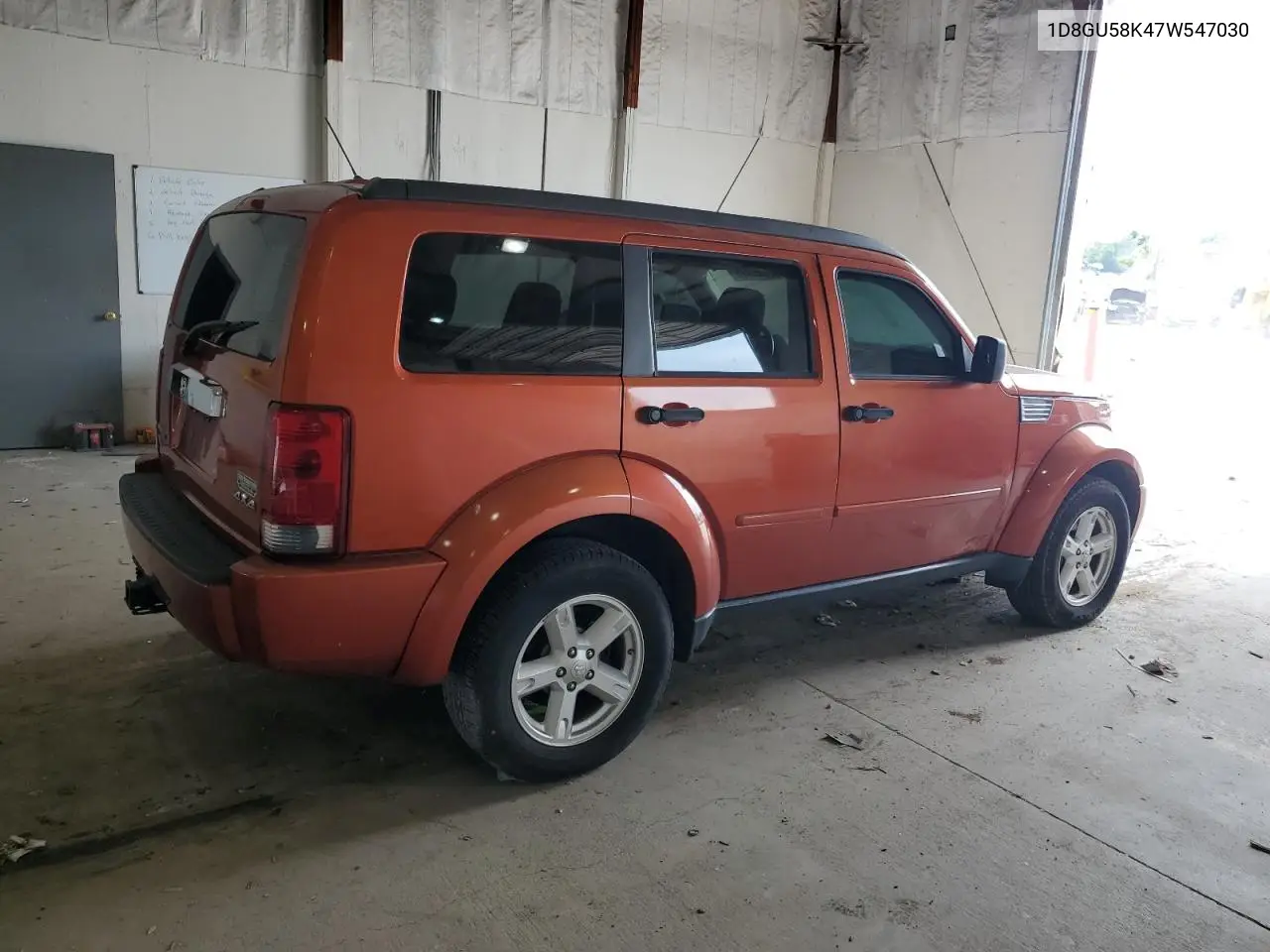 2007 Dodge Nitro Slt VIN: 1D8GU58K47W547030 Lot: 61562225