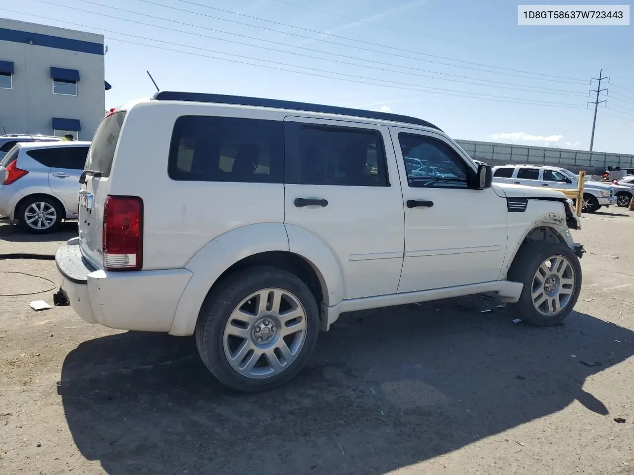 2007 Dodge Nitro R/T VIN: 1D8GT58637W723443 Lot: 61571965