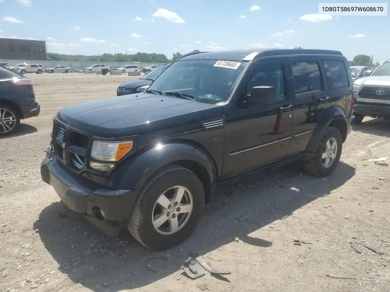 2007 Dodge Nitro R/T VIN: 1D8GT58697W608670 Lot: 61739665