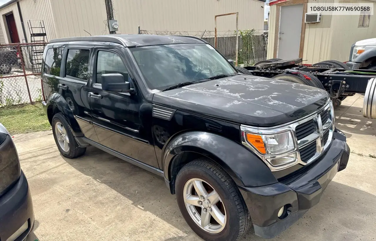 2007 Dodge Nitro Slt VIN: 1D8GU58K77W690568 Lot: 61766405