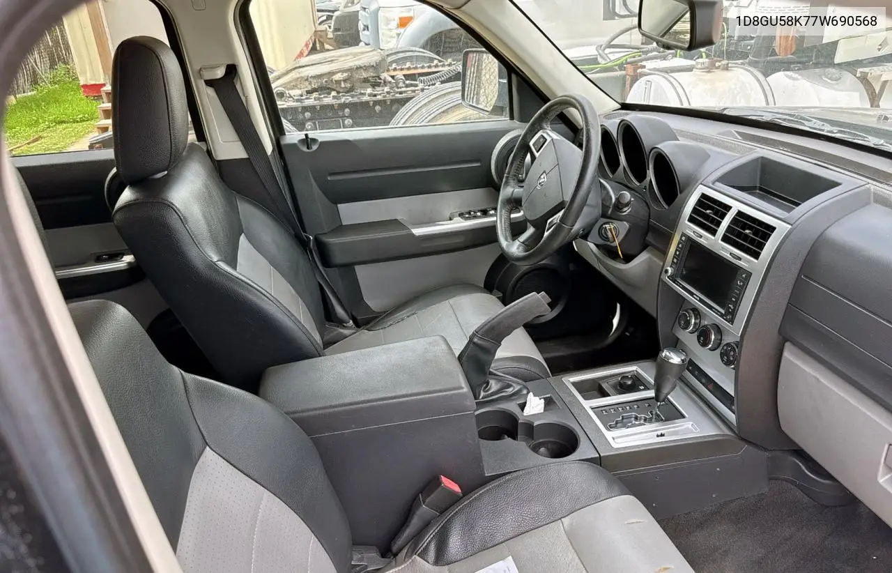 2007 Dodge Nitro Slt VIN: 1D8GU58K77W690568 Lot: 61766405