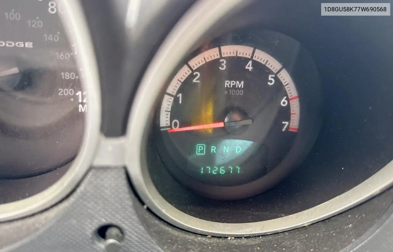 2007 Dodge Nitro Slt VIN: 1D8GU58K77W690568 Lot: 61766405