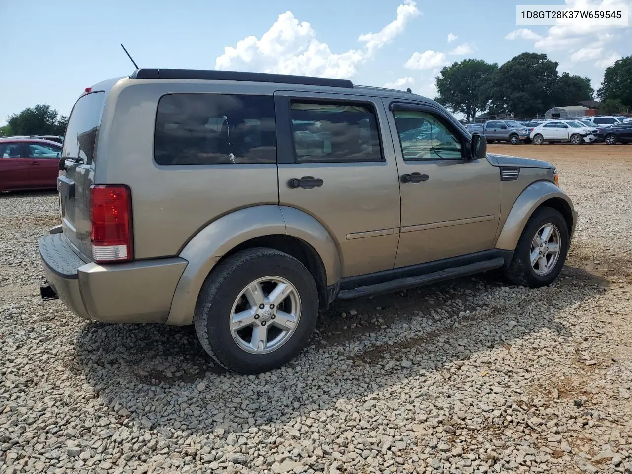 2007 Dodge Nitro Sxt VIN: 1D8GT28K37W659545 Lot: 61988235