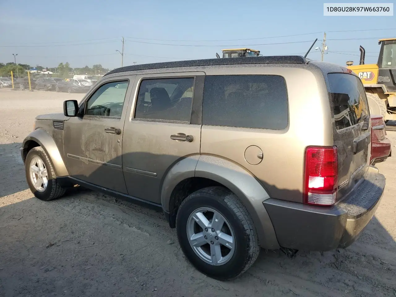 2007 Dodge Nitro Sxt VIN: 1D8GU28K97W663760 Lot: 62018755