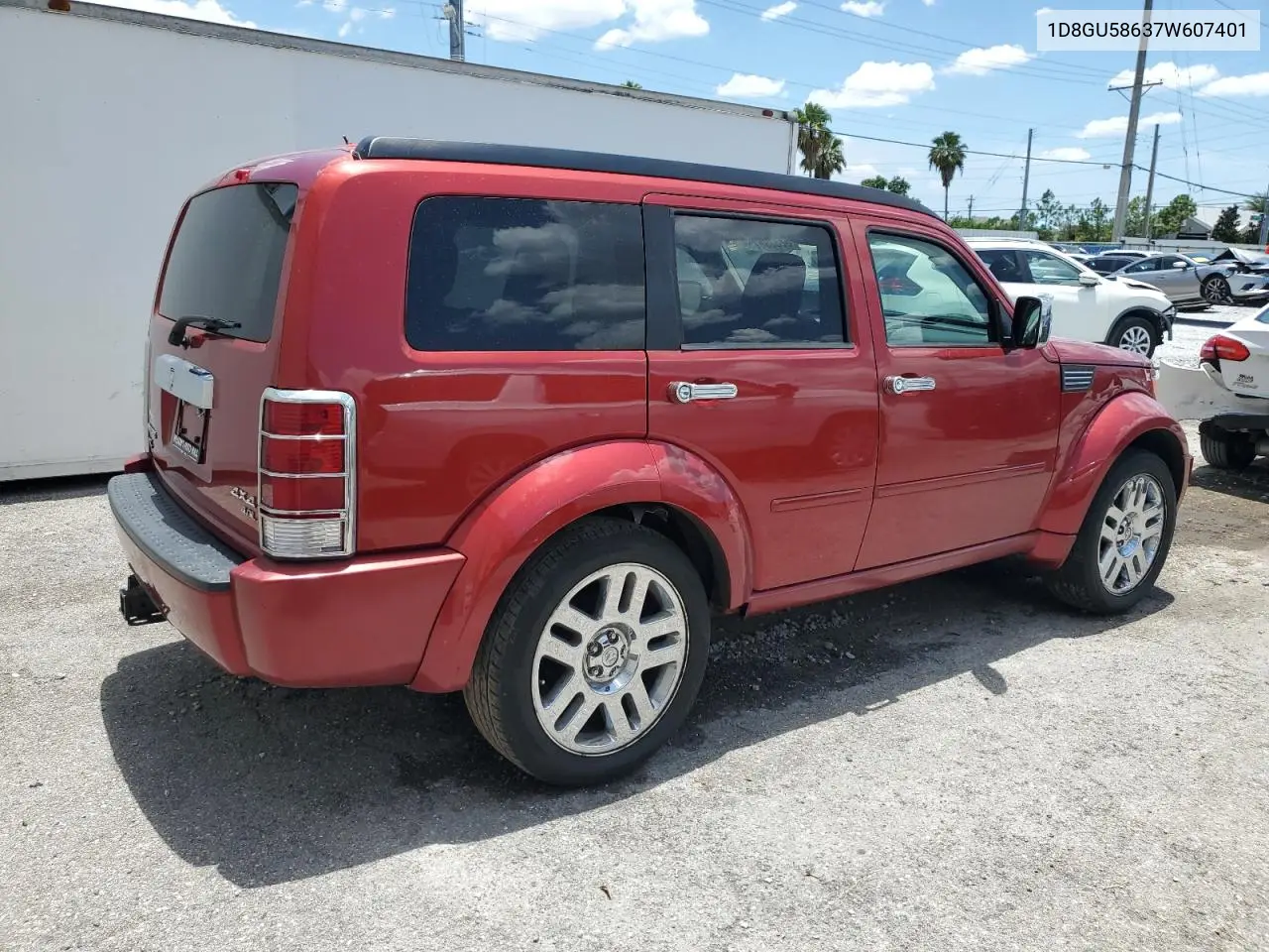2007 Dodge Nitro R/T VIN: 1D8GU58637W607401 Lot: 62339675
