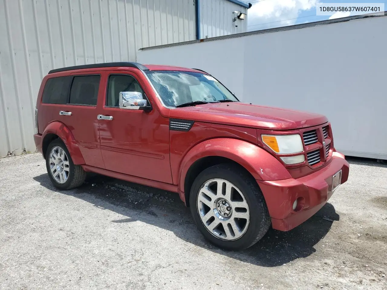 2007 Dodge Nitro R/T VIN: 1D8GU58637W607401 Lot: 62339675