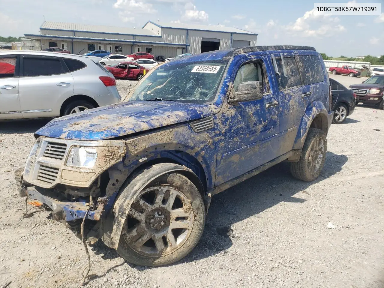 2007 Dodge Nitro Slt VIN: 1D8GT58K57W719391 Lot: 62359585