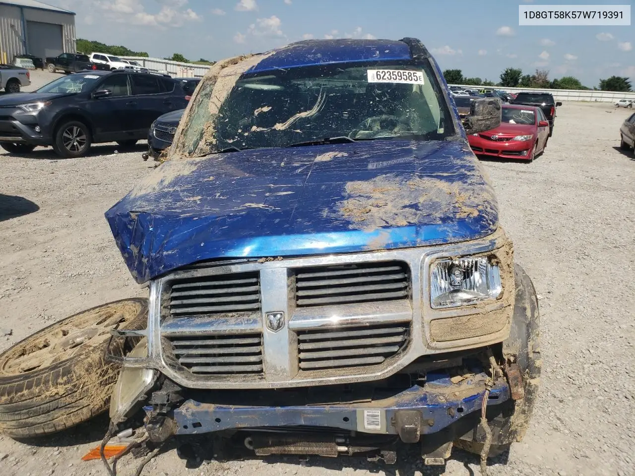 2007 Dodge Nitro Slt VIN: 1D8GT58K57W719391 Lot: 62359585