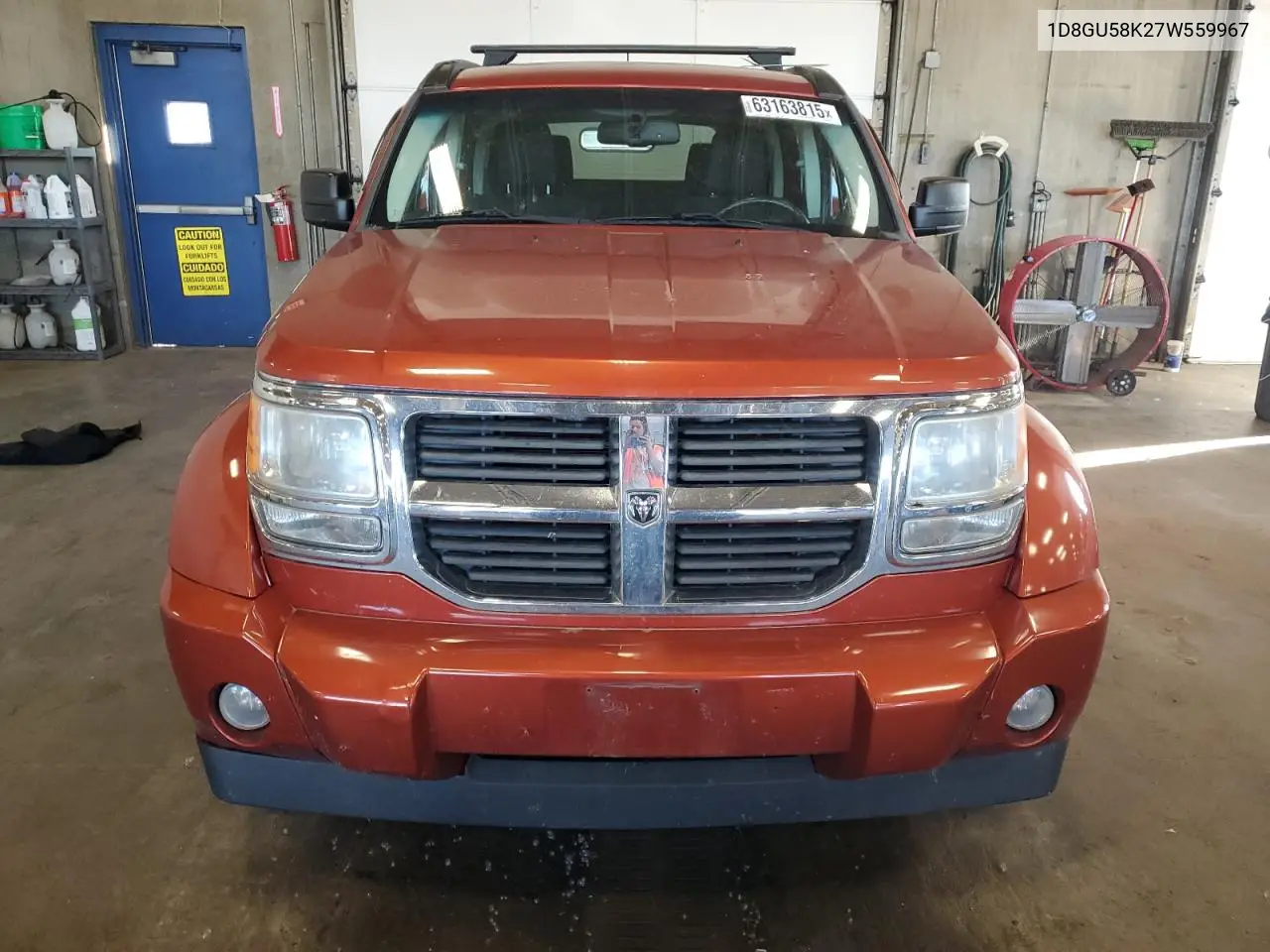 2007 Dodge Nitro Slt VIN: 1D8GU58K27W559967 Lot: 63163815