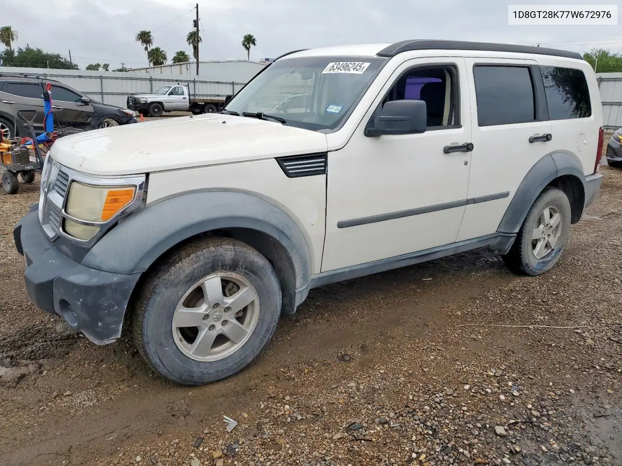 2007 Dodge Nitro Sxt VIN: 1D8GT28K77W672976 Lot: 63496245