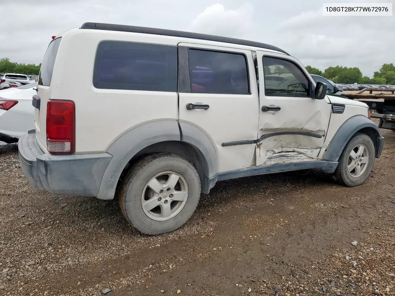 2007 Dodge Nitro Sxt VIN: 1D8GT28K77W672976 Lot: 63496245