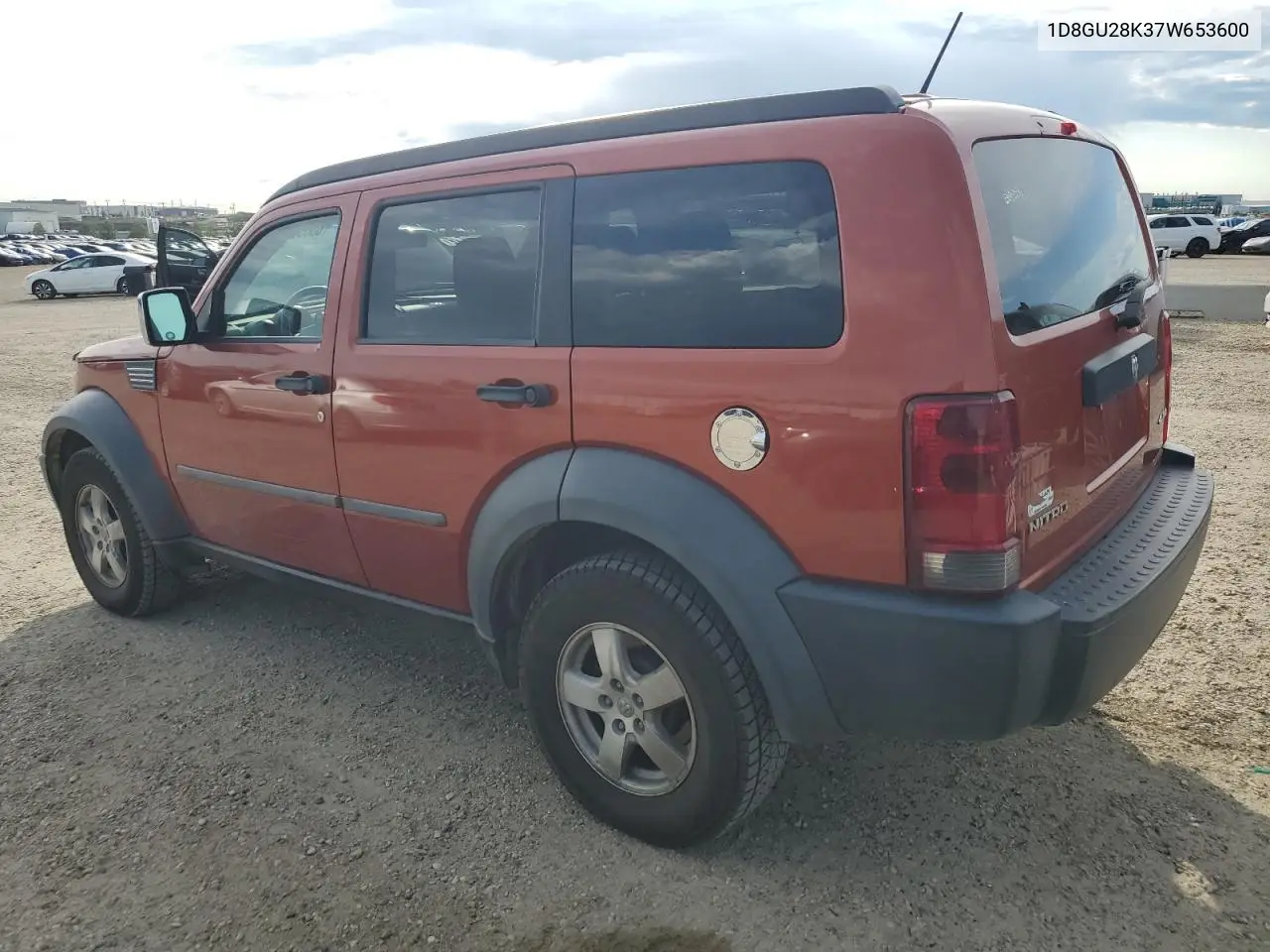 2007 Dodge Nitro Sxt VIN: 1D8GU28K37W653600 Lot: 63639355