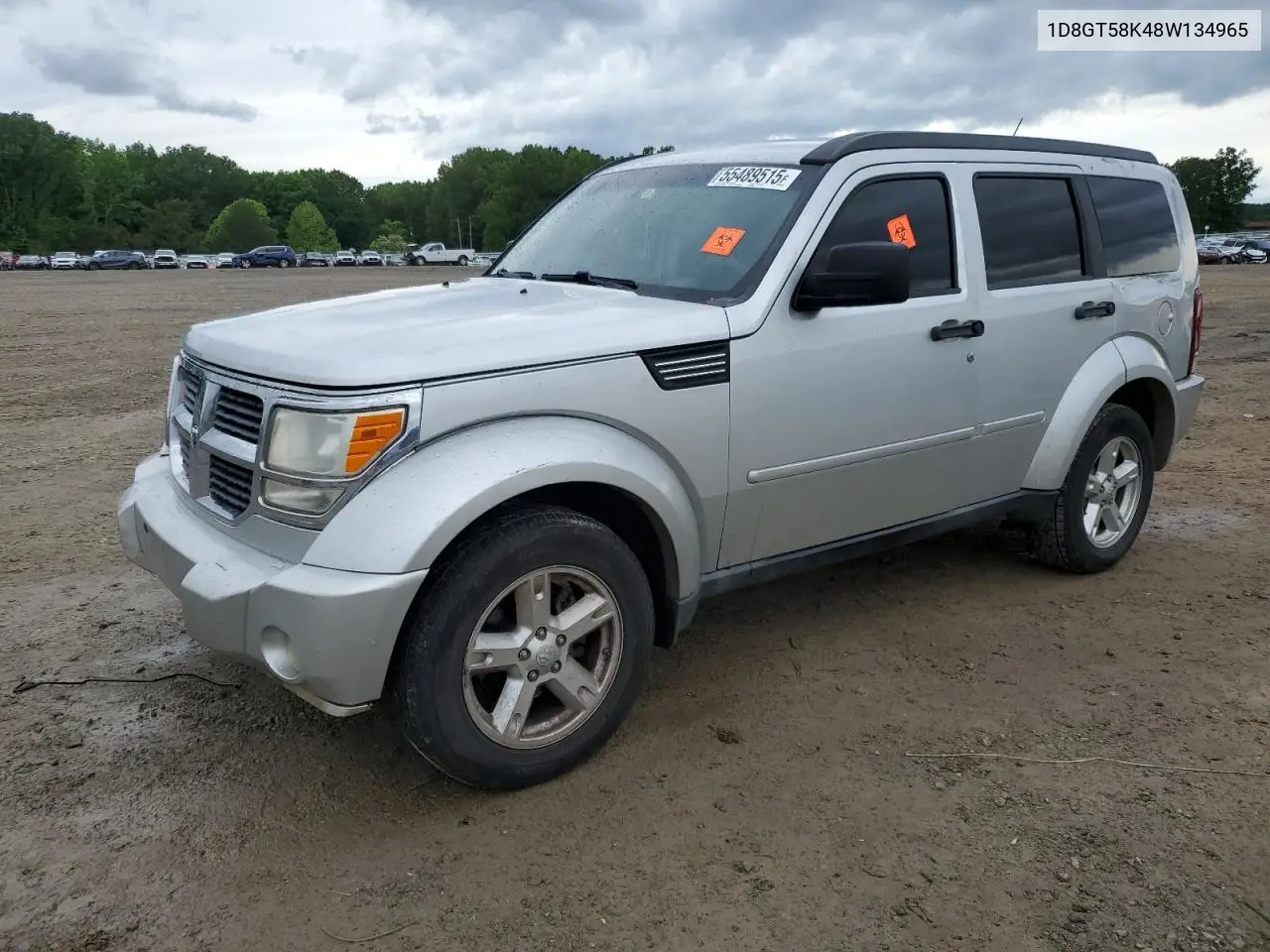2008 Dodge Nitro Slt VIN: 1D8GT58K48W134965 Lot: 55489515