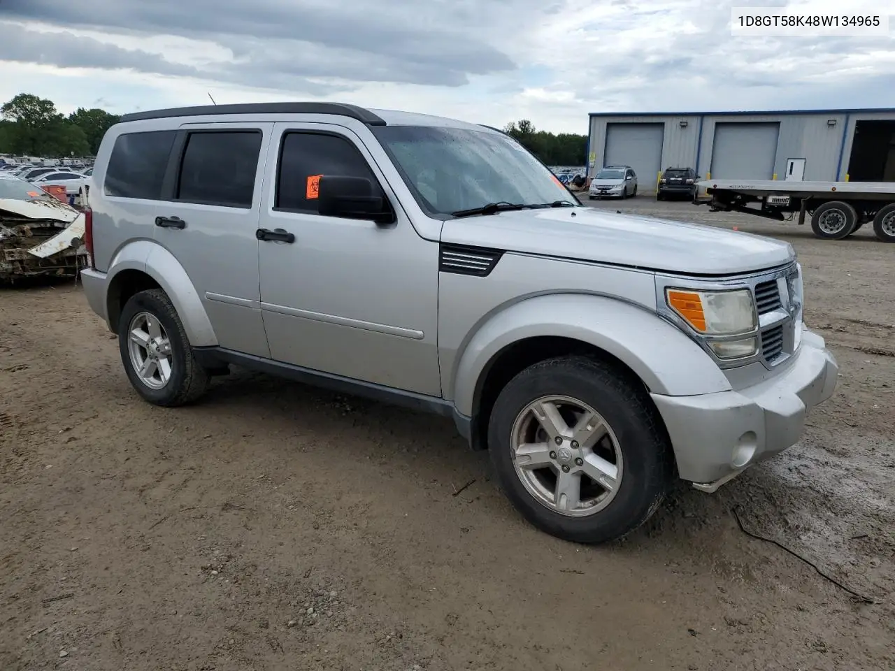 2008 Dodge Nitro Slt VIN: 1D8GT58K48W134965 Lot: 55489515
