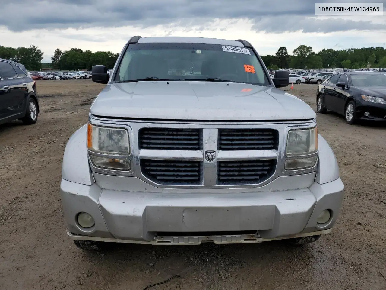 2008 Dodge Nitro Slt VIN: 1D8GT58K48W134965 Lot: 55489515