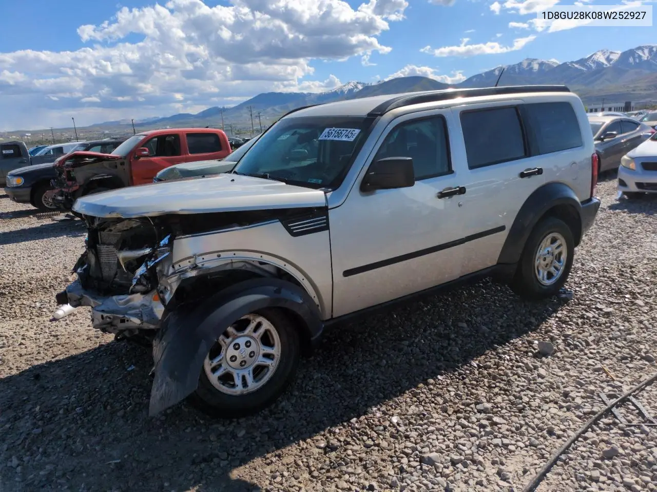 2008 Dodge Nitro Sxt VIN: 1D8GU28K08W252927 Lot: 56156745