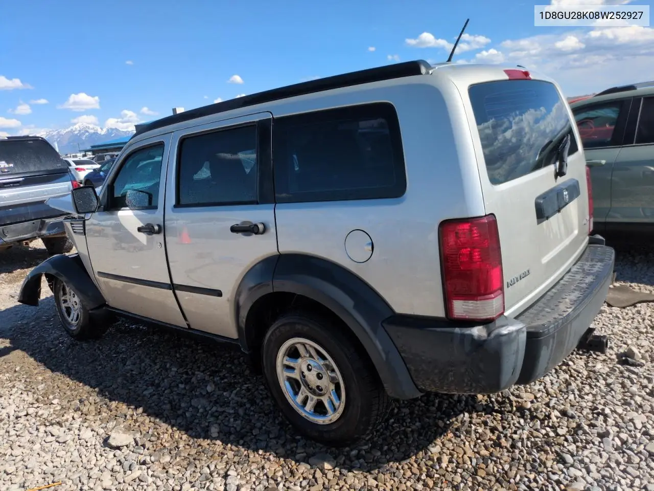 2008 Dodge Nitro Sxt VIN: 1D8GU28K08W252927 Lot: 56156745