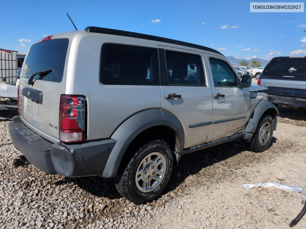 2008 Dodge Nitro Sxt VIN: 1D8GU28K08W252927 Lot: 56156745